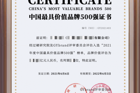 南方电网品牌价值排名“中国500最具价值品牌”第21位