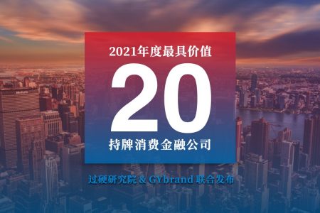 2021持牌消费金融公司排名20强(附最新名单)
