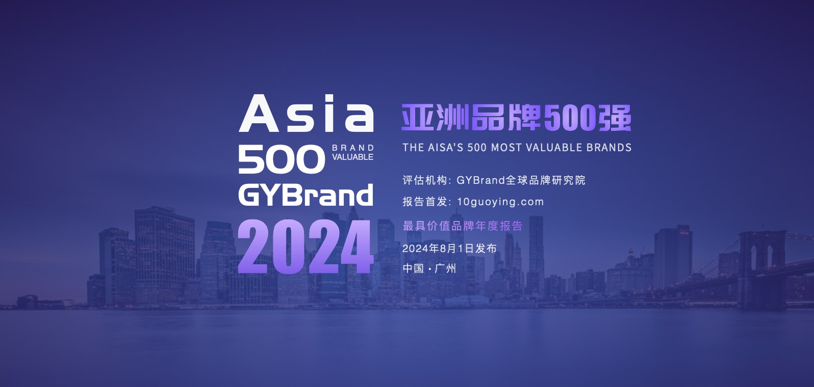 2024亚洲品牌500强排行榜